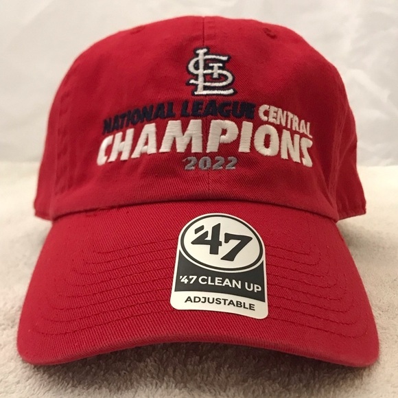 '47 Brand St. Louis Cardinals '22 Central Champions Baseball Cap - Picture 1 of 16
